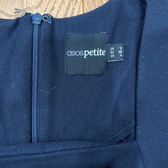 ASOS PETITE square neck midi dress - Picture 3 of 3